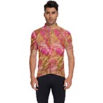 Acid green blend Men s Short Sleeve Cycling Jersey