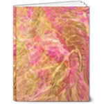 Acid green blend 7  x 9  Softcover Notebook