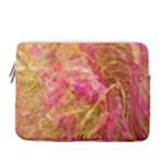 Acid green blend 13  Vertical Laptop Sleeve Case With Pocket