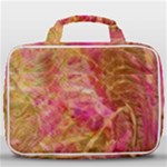 Acid green blend Travel Toiletry Bag With Hanging Hook
