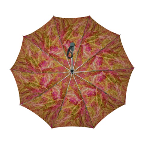 Acid green blend Automatic Folding Umbrella with Case (Large) from ArtsNow.com
