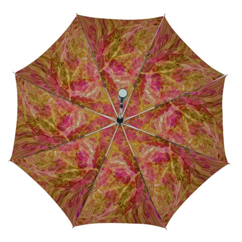 Acid green blend Automatic Folding Umbrella with Case (Medium) from ArtsNow.com