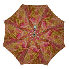 Acid green blend Automatic Folding Umbrella with Case (Medium) from ArtsNow.com