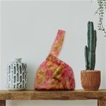 Acid green blend Japanese Wrist Knot Bag