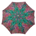 Green Pour Straight Umbrellas