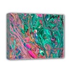 Green Pour Deluxe Canvas 14  x 11  (Stretched)