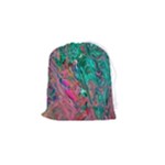 Green Pour Drawstring Pouch (Small)