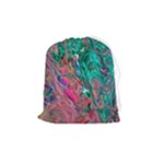 Green Pour Drawstring Pouch (Medium)