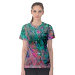 Green Pour Women s Sport Mesh T-Shirt