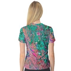 V-Neck Sport Mesh T-Shirt 