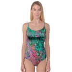 Green Pour Camisole Leotard 