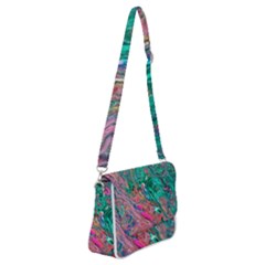 Shoulder Bag with Back Zipper 