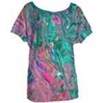 Green Pour Women s Oversized T-Shirt
