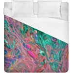 Green Pour Duvet Cover (King Size)