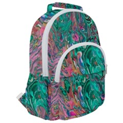 Rounded Multi Pocket Backpack 