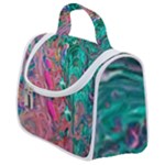 Green Pour Satchel Handbag