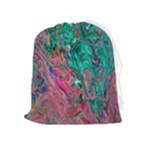 Green Pour Drawstring Pouch (XL)