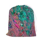 Green Pour Drawstring Pouch (2XL)