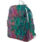 Green Pour Top Flap Backpack