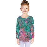 Green Pour Kids  Long Sleeve T-Shirt