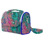 Green Pour Satchel Shoulder Bag
