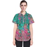 Green Pour Women s Short Sleeve Shirt