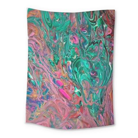 Green Pour Medium Tapestry from ArtsNow.com
