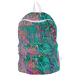 Green Pour Foldable Lightweight Backpack