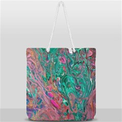 Full Print Rope Handle Tote (Large) 