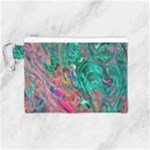 Green Pour Canvas Cosmetic Bag (Medium)