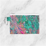 Green Pour Canvas Cosmetic Bag (Small)