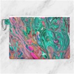 Green Pour Canvas Cosmetic Bag (XL)