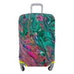 Green Pour Luggage Cover (Small)