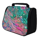 Green Pour Full Print Travel Pouch (Small)