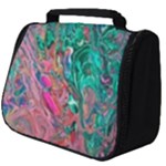 Green Pour Full Print Travel Pouch (Large)