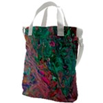 Green Pour Canvas Messenger Bag