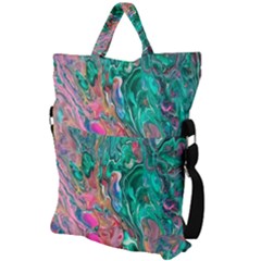 Fold Over Handle Tote Bag 