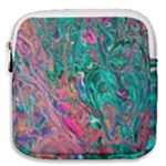 Green Pour Mini Square Pouch