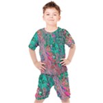 Green Pour Kids  T-Shirt and Shorts Set