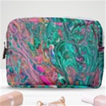 Green Pour Make Up Pouch (Medium)
