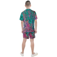 Men s Mesh T-Shirt and Shorts Set 