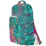 Green Pour Double Compartment Backpack