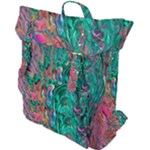 Green Pour Buckle Up Backpack