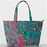 Green Pour Back Pocket Shoulder Bag 
