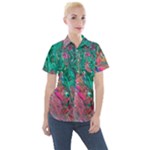 Green Pour Women s Short Sleeve Pocket Shirt