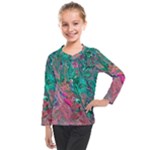 Green Pour Kids  Long Mesh T-Shirt