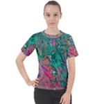 Green Pour Women s Sport Raglan T-Shirt