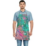 Green Pour Kitchen Apron