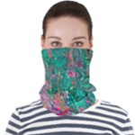 Green Pour Face Seamless Bandana (Adult)