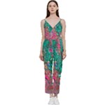 Green Pour V-Neck Camisole Jumpsuit